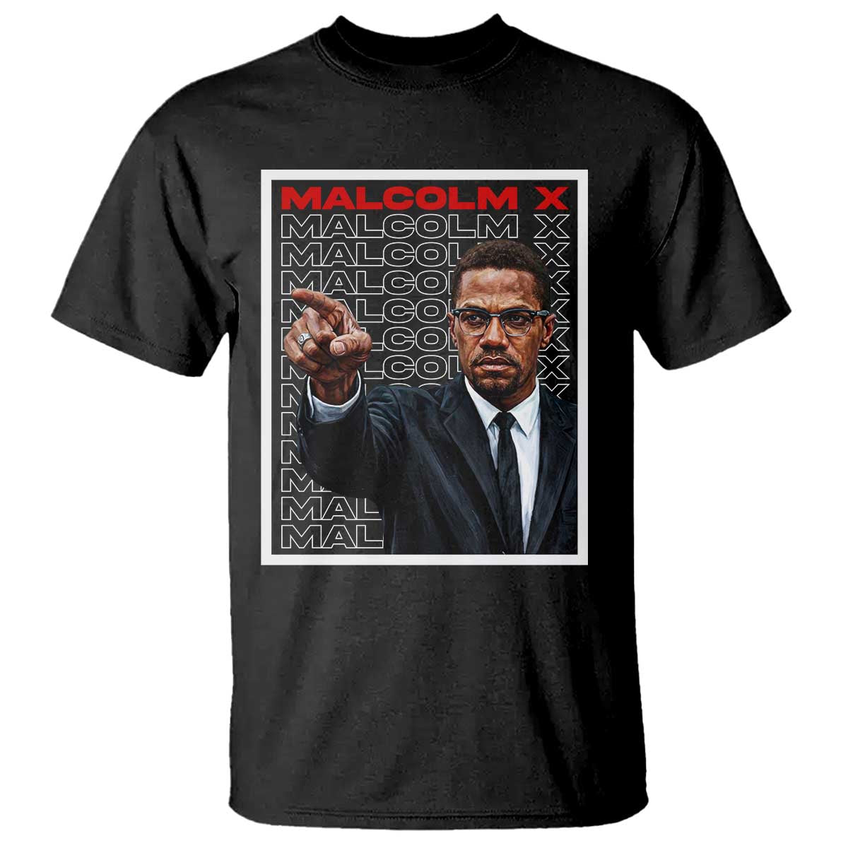 Malcolm X Legend T Shirt African American Activist Legacy - Wonder Print Shop