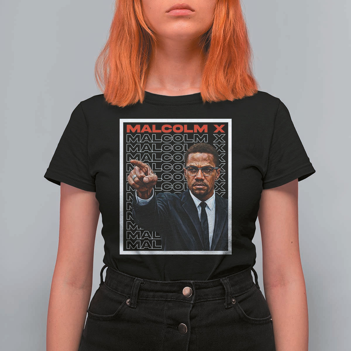 Malcolm X Legend T Shirt For Women African American Activist Legacy - Wonder Print Shop