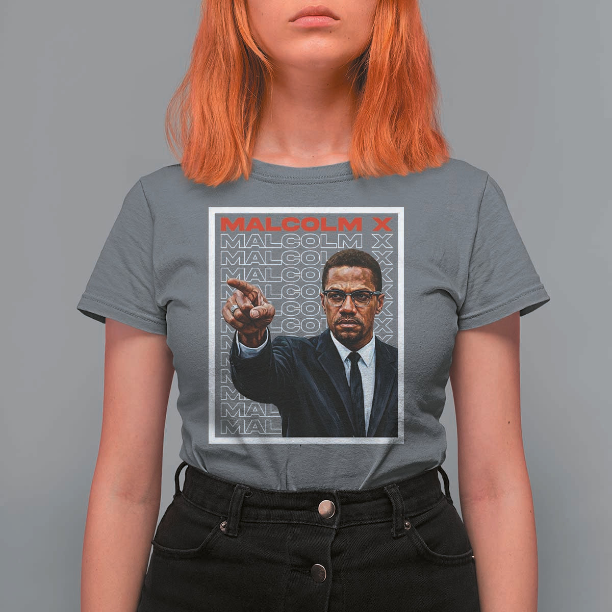 Malcolm X Legend T Shirt For Women African American Activist Legacy - Wonder Print Shop