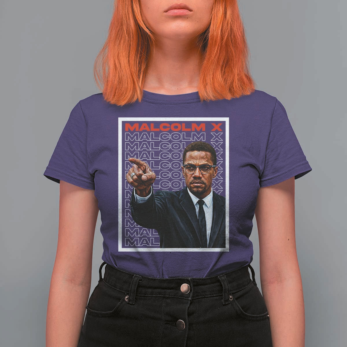 Malcolm X Legend T Shirt For Women African American Activist Legacy - Wonder Print Shop