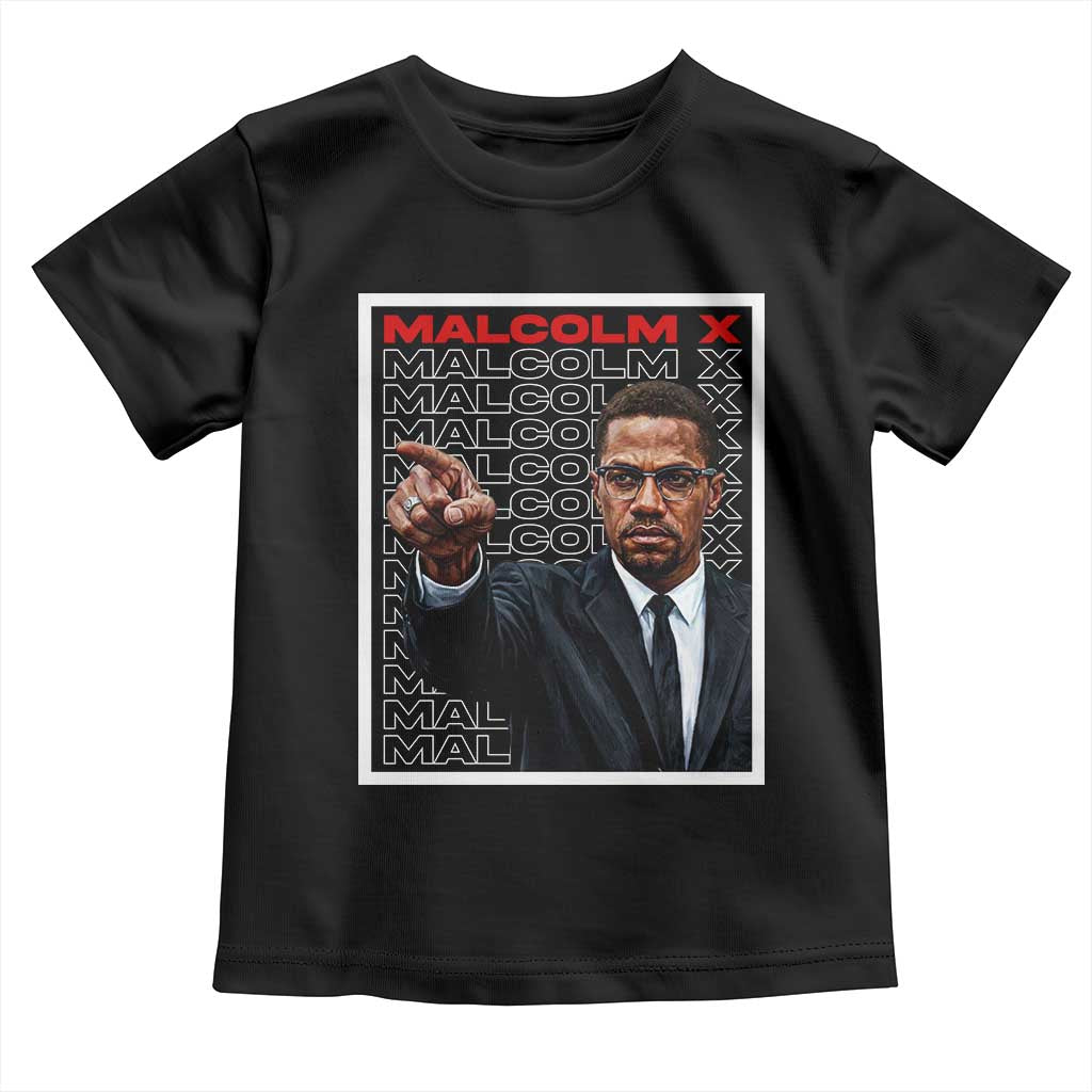 Malcolm X Legend Toddler T Shirt African American Activist Legacy - Wonder Print Shop