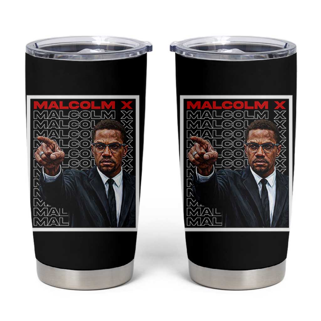Malcolm X Legend Tumbler Cup African American Activist Legacy - Wonder Print Shop