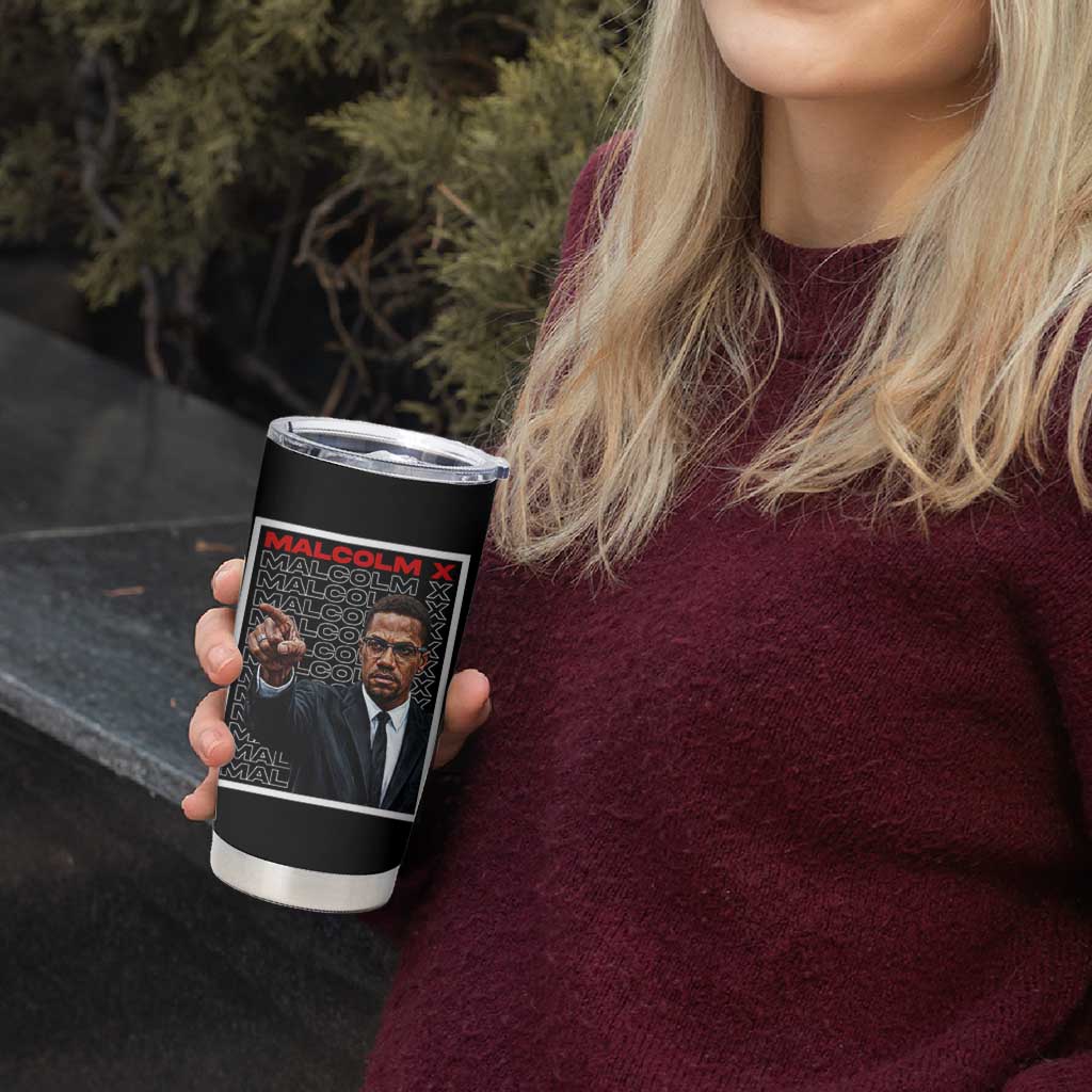 Malcolm X Legend Tumbler Cup African American Activist Legacy - Wonder Print Shop