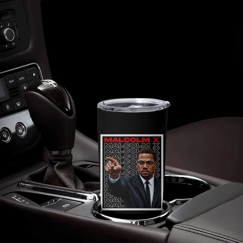 Malcolm X Legend Tumbler Cup African American Activist Legacy - Wonder Print Shop