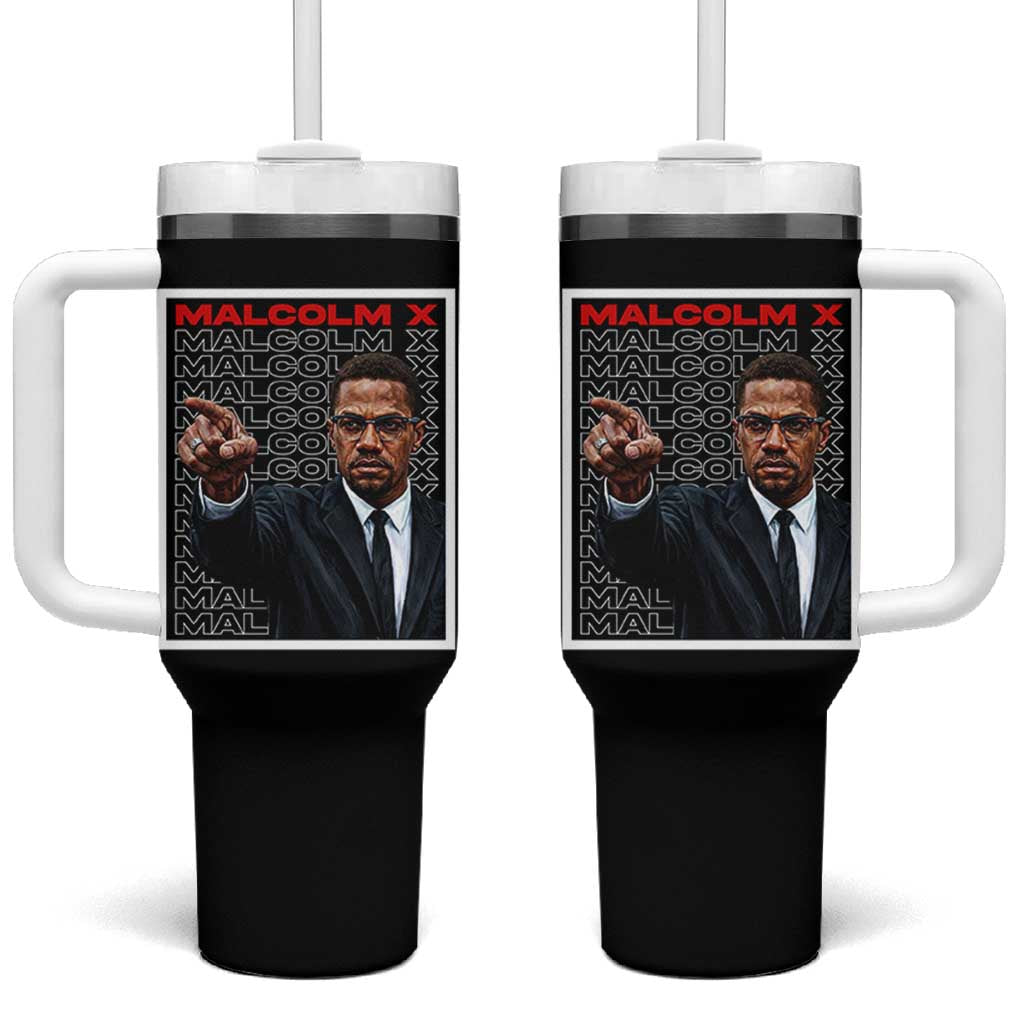 Malcolm X Legend Tumbler With Handle African American Activist Legacy - Wonder Print Shop