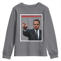 Malcolm X Legend Youth Sweatshirt African American Activist Legacy - Wonder Print Shop