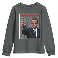 Malcolm X Legend Youth Sweatshirt African American Activist Legacy - Wonder Print Shop