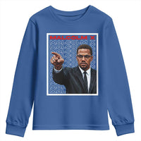 Malcolm X Legend Youth Sweatshirt African American Activist Legacy - Wonder Print Shop