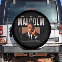 Black History Hero Malcolm X Spare Tire Cover Stumbling Is Not Falling TS12