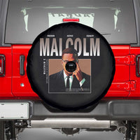 Black History Hero Malcolm X Spare Tire Cover Stumbling Is Not Falling TS12