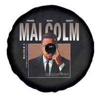 Black History Hero Malcolm X Spare Tire Cover Stumbling Is Not Falling TS12
