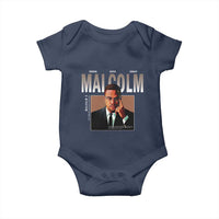 Black History Hero Malcolm X Baby Onesie Stumbling Is Not Falling TS12