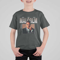 Black History Hero Malcolm X T Shirt For Kid Stumbling Is Not Falling TS12