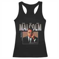 Black History Hero Malcolm X Racerback Tank Top Stumbling Is Not Falling TS12