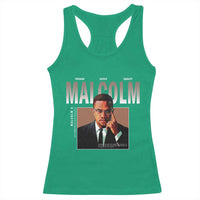 Black History Hero Malcolm X Racerback Tank Top Stumbling Is Not Falling TS12