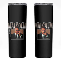 Black History Hero Malcolm X Skinny Tumbler Stumbling Is Not Falling TS12