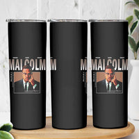 Black History Hero Malcolm X Skinny Tumbler Stumbling Is Not Falling TS12