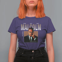 Black History Hero Malcolm X T Shirt For Women Stumbling Is Not Falling TS12