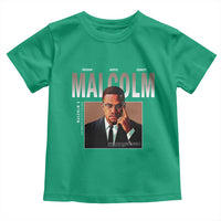 Black History Hero Malcolm X Toddler T Shirt Stumbling Is Not Falling TS12