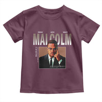 Black History Hero Malcolm X Toddler T Shirt Stumbling Is Not Falling TS12
