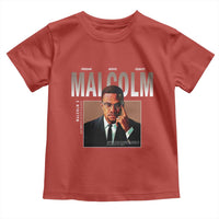 Black History Hero Malcolm X Toddler T Shirt Stumbling Is Not Falling TS12