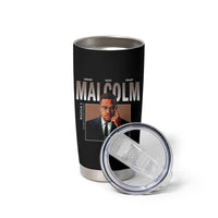 Black History Hero Malcolm X Tumbler Cup Stumbling Is Not Falling TS12