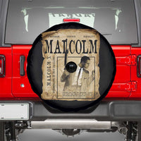 Malcolm X Historical Newspaper Spare Tire Cover Stumbling Is Not Falling Black History TS12