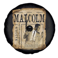 Malcolm X Historical Newspaper Spare Tire Cover Stumbling Is Not Falling Black History TS12