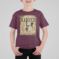 Malcolm X Historical Newspaper T Shirt For Kid Stumbling Is Not Falling Black History TS12
