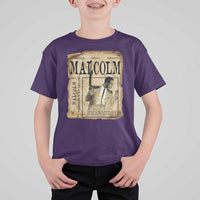 Malcolm X Historical Newspaper T Shirt For Kid Stumbling Is Not Falling Black History TS12