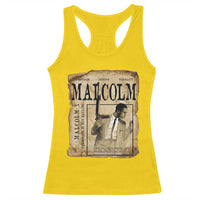 Malcolm X Historical Newspaper Racerback Tank Top Stumbling Is Not Falling Black History TS12