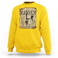 Malcolm X Historical Newspaper Sweatshirt Stumbling Is Not Falling Black History TS12