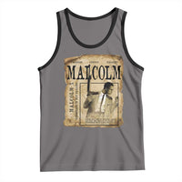 Malcolm X Historical Newspaper Tank Top Stumbling Is Not Falling Black History TS12