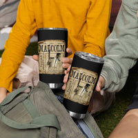 Malcolm X Historical Newspaper Tumbler Cup Stumbling Is Not Falling Black History TS12