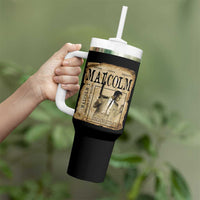 Malcolm X Historical Newspaper Tumbler With Handle Stumbling Is Not Falling Black History TS12