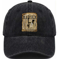 Malcolm X Historical Newspaper Washed Cotton Baseball Cap Stumbling Is Not Falling Black History