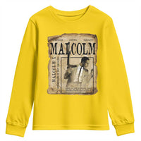 Malcolm X Historical Newspaper Youth Sweatshirt Stumbling Is Not Falling Black History TS12
