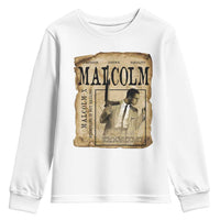 Malcolm X Historical Newspaper Youth Sweatshirt Stumbling Is Not Falling Black History TS12