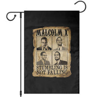 Malcolm X Garden Flag Stumbling Is Not Falling Historical Poster TS12