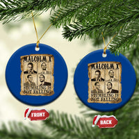 Malcolm X Ceramic Ornament Stumbling Is Not Falling Historical Poster TS12
