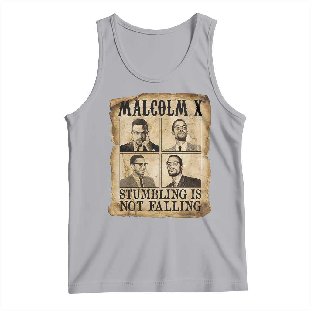Malcolm X Tank Top Stumbling Is Not Falling Historical Poster TS12