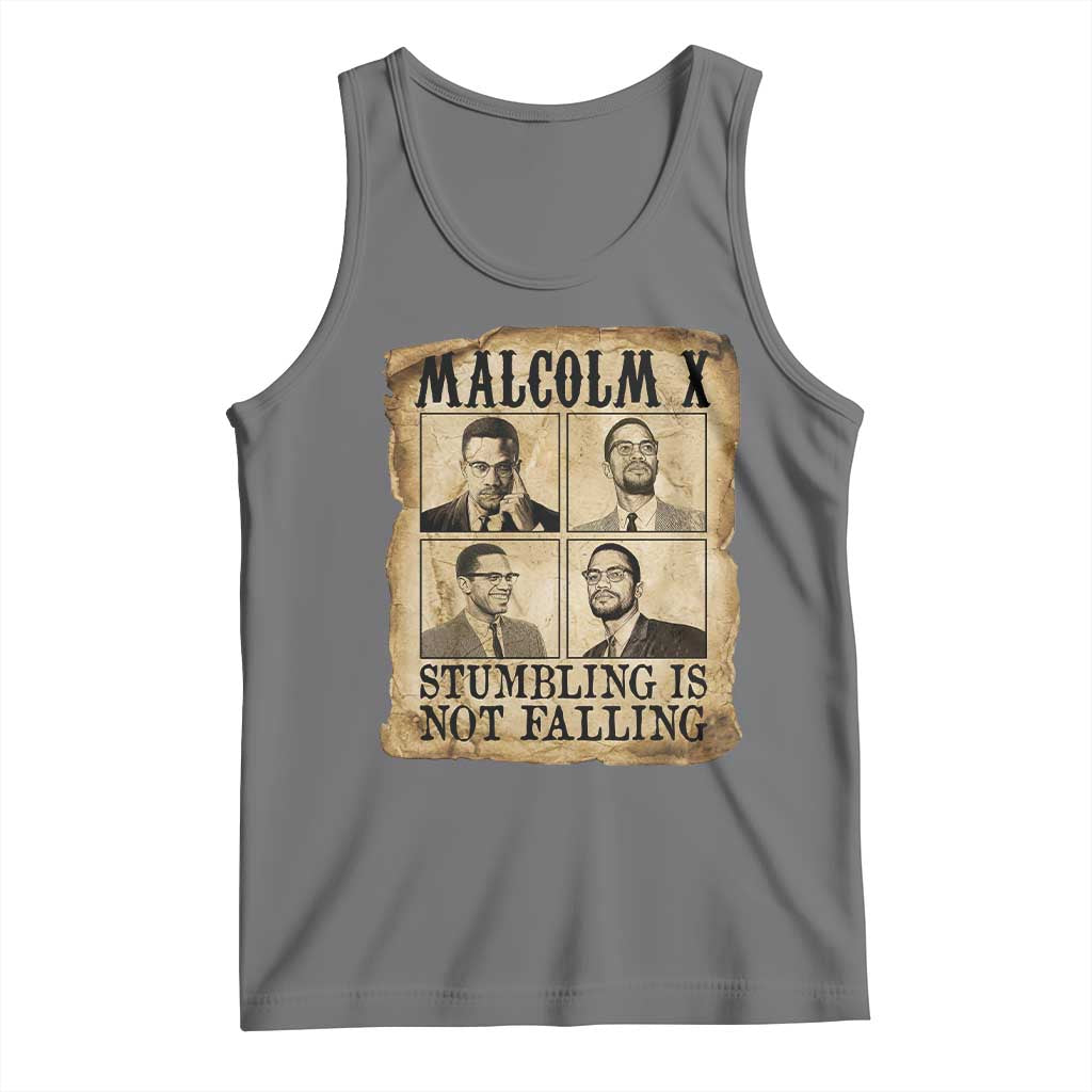 Malcolm X Tank Top Stumbling Is Not Falling Historical Poster TS12