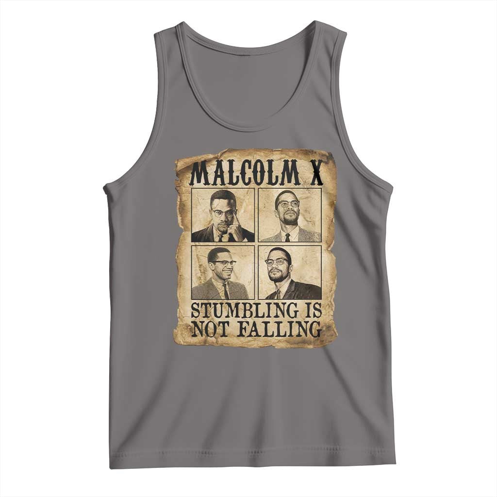 Malcolm X Tank Top Stumbling Is Not Falling Historical Poster TS12