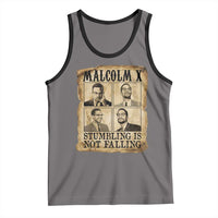 Malcolm X Tank Top Stumbling Is Not Falling Historical Poster TS12