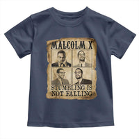 Malcolm X Toddler T Shirt Stumbling Is Not Falling Historical Poster TS12