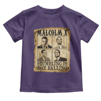 Malcolm X Toddler T Shirt Stumbling Is Not Falling Historical Poster TS12