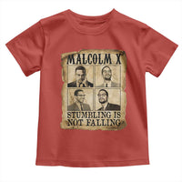 Malcolm X Toddler T Shirt Stumbling Is Not Falling Historical Poster TS12