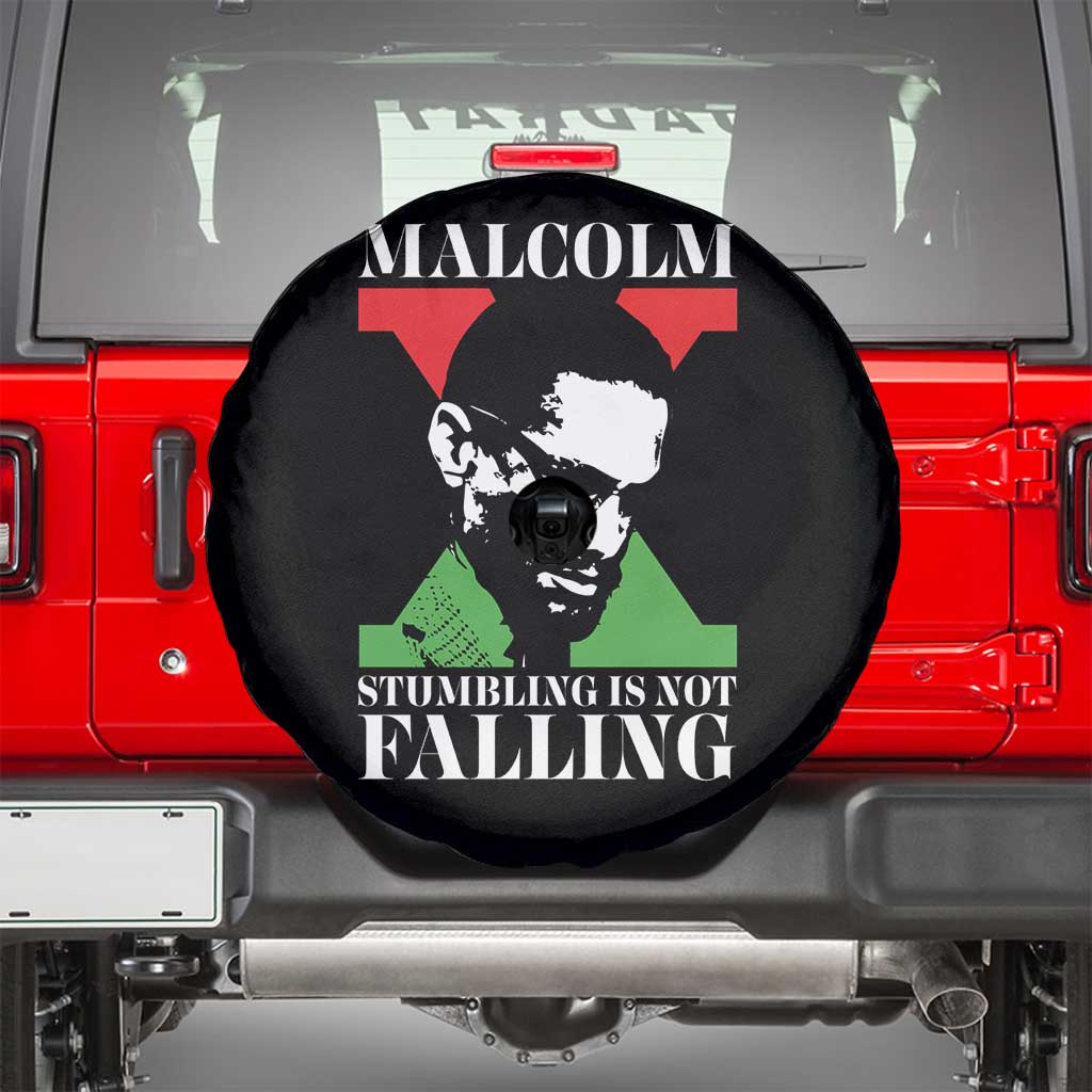 Malcolm X Spare Tire Cover Stumbling Is Not Falling Black History Leader TS12