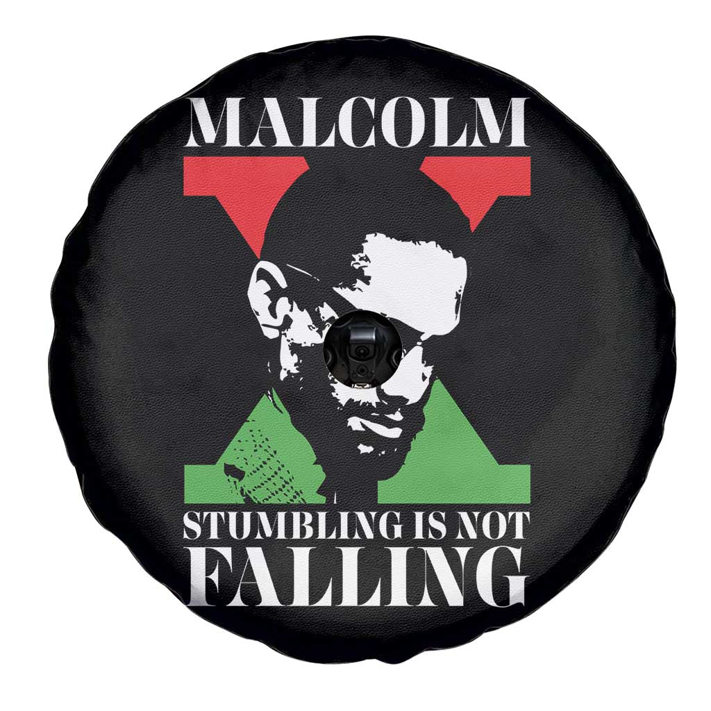 Malcolm X Spare Tire Cover Stumbling Is Not Falling Black History Leader TS12