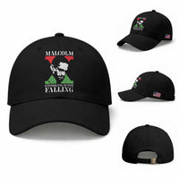 Malcolm X Baseball Cap Stumbling Is Not Falling Black History Leader
